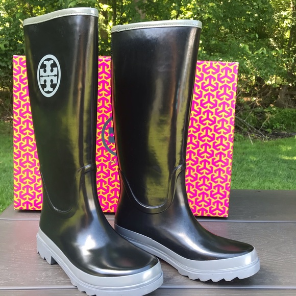 Tory Burch Shoes - Tory Burch-logo rain boots-8